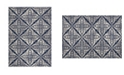 Global Rug Designs Haven Hav12 Blue and Gray 5'3" x 7'2" Area Rug